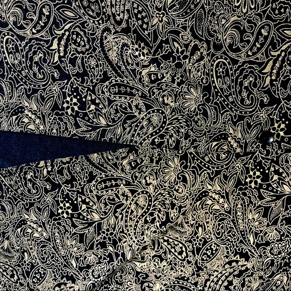 BRIGGE NEW YORK Long Skirt 90% nylon 10% spandex. Women Size M brown and yellows - Picture 5 of 7